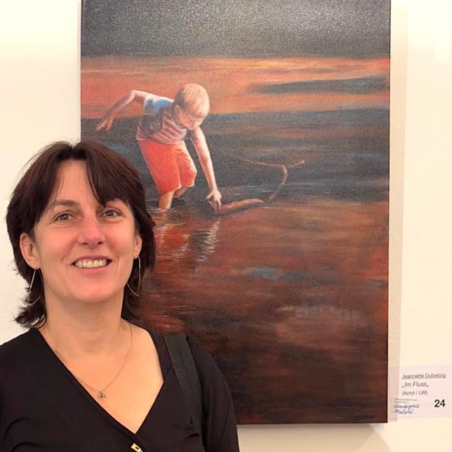 Jeannette Dubielzig, "Im Fluss", Sonderpreis Jahresausstellung BBK 2023